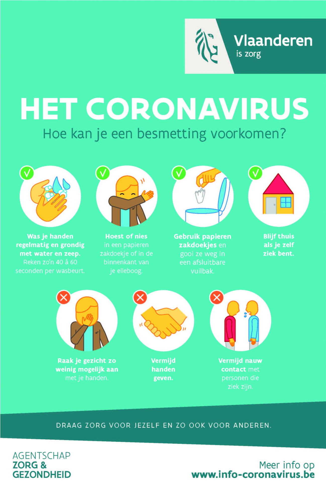 Corona voorzorgsmaatregelen